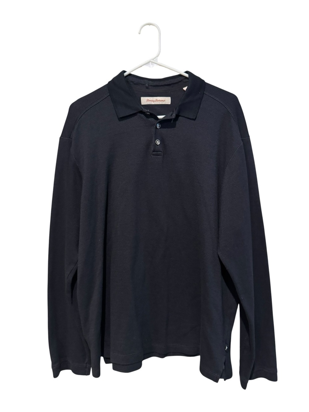 Tommy Bahama‎ Long Sleeve Polo in Black